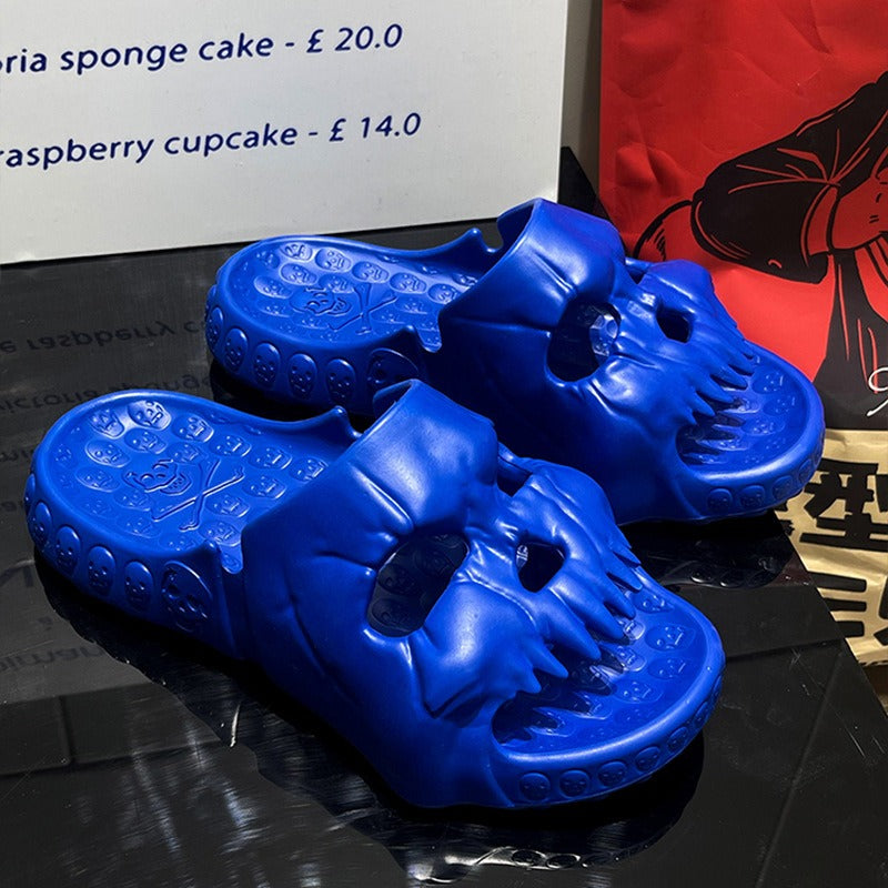 Halloween Skull Slippers
