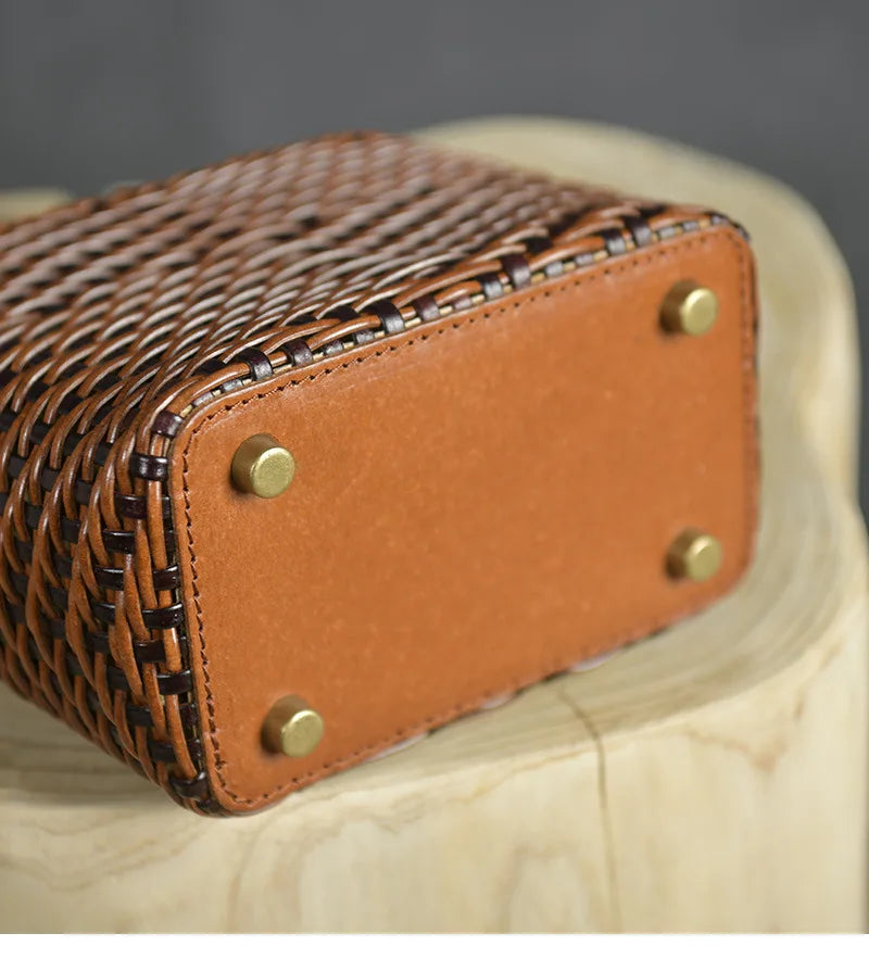 Retro Handwoven Crossbody Bag