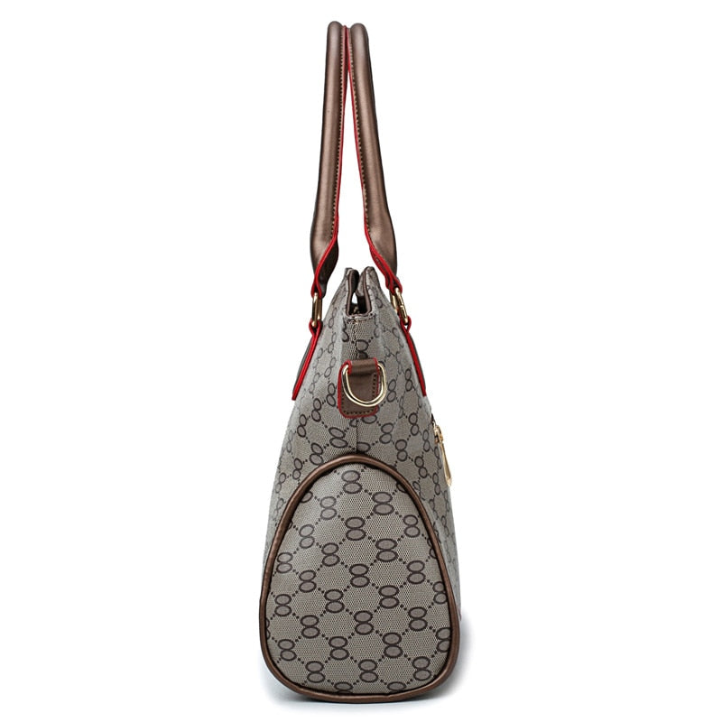 6pcs Stylish Women's PU Leather Handbag Set