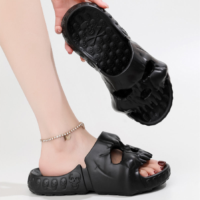 Halloween Skull Slippers