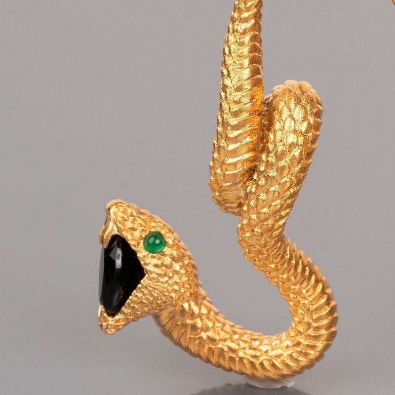 Mystical Snake Dangle Earrings