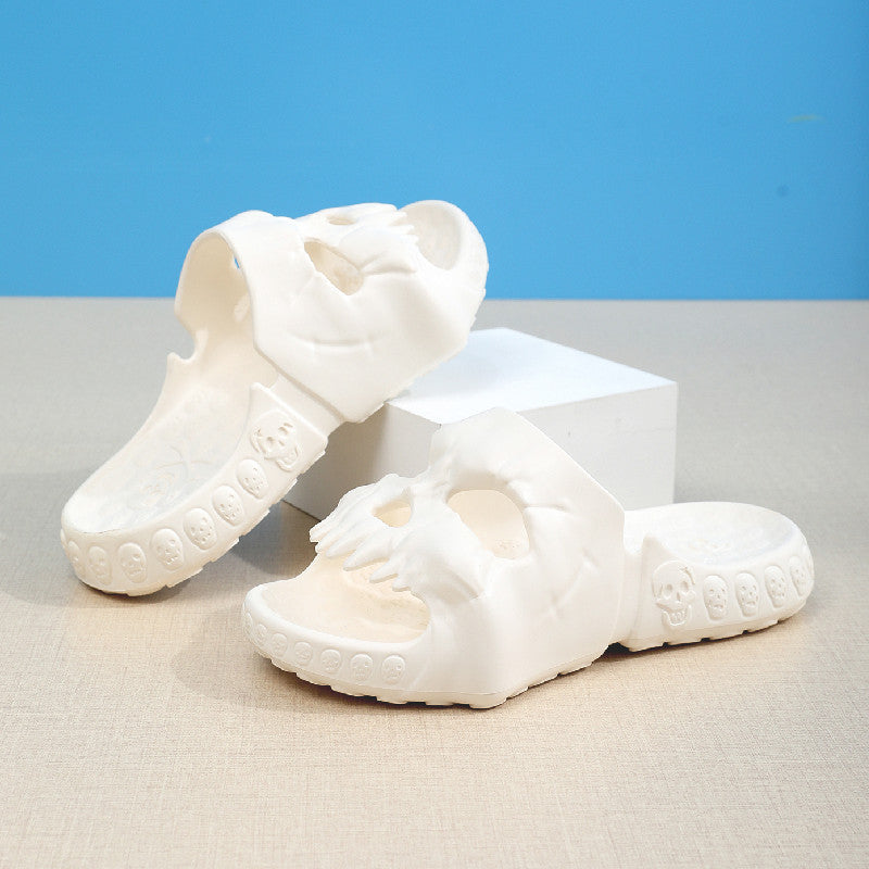 Halloween Skull Slippers