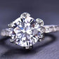 5 Carat Moissanite Heart 925 Sterling Silver Ring