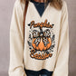 Pumpkin Graphic Long Sleeve Sweatshirt