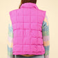 Zip Up Puffer Padded Warm Vest