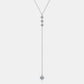 1.3 Carat Moissanite 925 Sterling Silver Drop Necklace