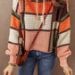 Drawstring Color Block Long Sleeve Sweater