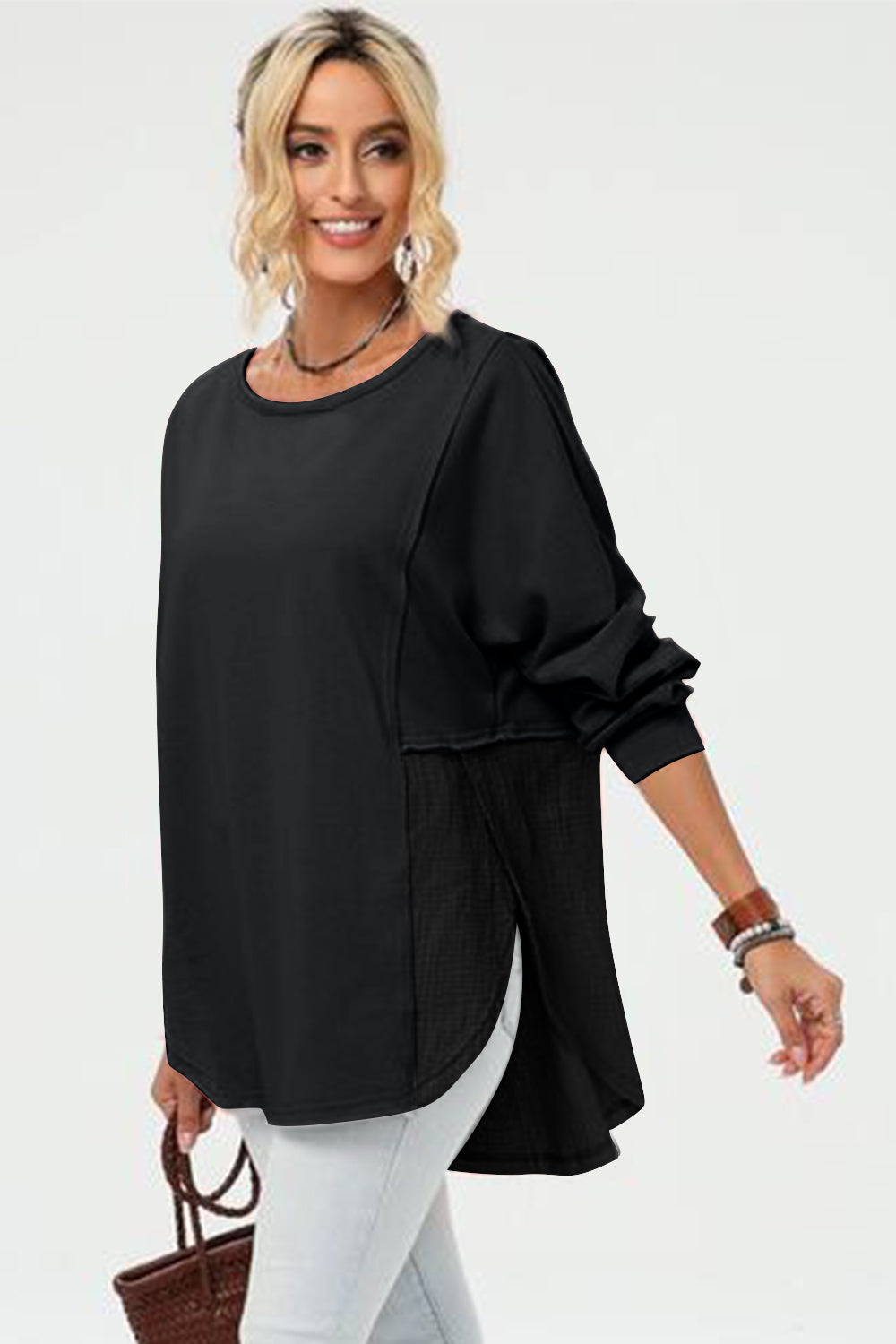 Long Sleeve High-Low T-Shirt