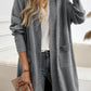 Open Front Long Sleeve Cardigan