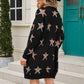 Star Open Front Long Sleeve Cardigan