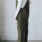 Square Neck Wide Strap Overalls