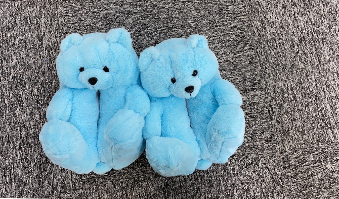 Teddy Bear Plush Warm Indoor Slippers