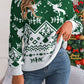 Christmas Element Round Neck Long Sleeve Sweater