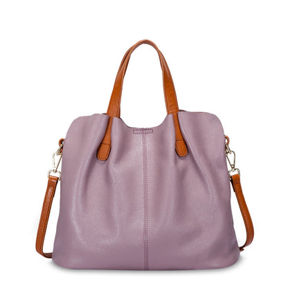 Genuine Cowhide Top Grain Leather Messenger Bag