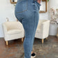 Judy Blue Cuffed Hem Low Waist Slim Jeans