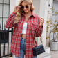 Plaid Button Up Long Sleeve Shirt