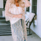 Sequin Open Front Sheer Cardigan