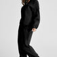 Quarter Zip Long Sleeve Top and Pants Set