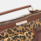 Nicole Lee USA Leopard Top Handle Handbag