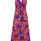 Twisted Printed V-Neck Cami Dress