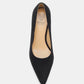 Faux Suede Point Toe Pumps