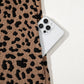 Leopard Johnny Collar Sleeveless Mini Dress