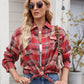 Plaid Button Up Long Sleeve Shirt