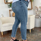 Judy Blue Cuffed Hem Low Waist Slim Jeans