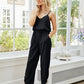 V-Neck Spaghetti Strap Sleeveless Jumpsuit