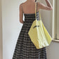 Checkered Sleeveless A-Line Maxi Dress