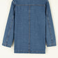 Pocketed Long Sleeve Denim Jacket