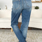 Judy Blue Mid Rise Release Hem Jeans