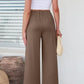 Elastic Waist Wide Leg Pants