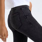 Pocketed Highly Stretchy Bootcut Jeans