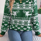 Christmas Element Round Neck Long Sleeve Sweater