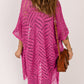 Openwork Open Front Cardigan with Fringes