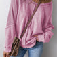 Round Neck Long Sleeve Sweatshirt