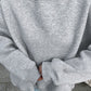 Oversize Round Neck Dropped Shoulder Sweatshirt