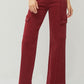 RISEN High Rise Wide Leg Cargo Jeans