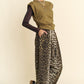 Leopard Wide Leg Pants