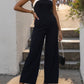 Tube Sleeveless Wide Leg Jumpsuit