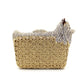 Puppy Rhinestone Hollow Out Clutch Bag