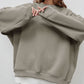 Oversize Round Neck Dropped Shoulder Sweatshirt