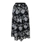 Floral Embroidery Hollow Out A-Line Skirt