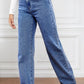 High Waist Straight Jeans