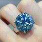 20 Carat Moissanite 925 Sterling Silver Ring