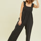 HEYSON Full Size Ruffled Strap Back Tie Wide Leg Jumpsuit