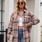 Plaid Button Up Long Sleeve Shirt