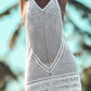 Openwork V-Neck Tank Knit Cover Up