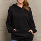 Full Size Long Sleeve Dropped Shoulder Hoodie